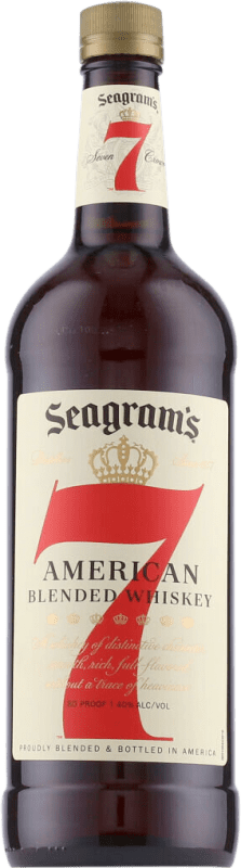 43,95 € 免费送货 | 威士忌混合 Seagram's 7 Crown American 美国 瓶子 1 L