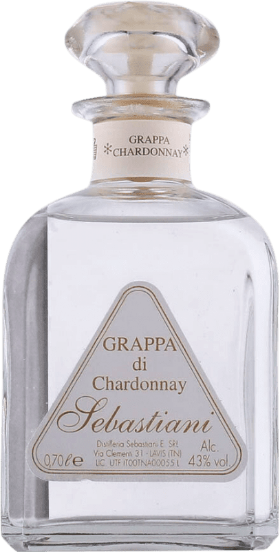 43,95 € Free Shipping | Grappa Sebastiani Italy Chardonnay 70 cl