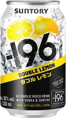 72,95 € 送料無料 | 12個入りボックス ミキサー Suntory 196 Double マドリッドのコミュニティ スペイン 缶 33 cl Lemon — レモン