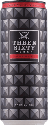 4,95 € Envío gratis | Refrescos y Mixers Three Sixty Vodka Energy Alemania Lata 25 cl
