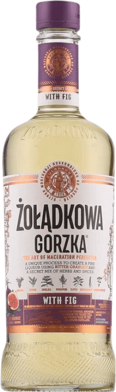 8,95 € Envío gratis | Licores Zoladkowa Gorzka Polonia Botella Medium 50 cl Fig — Higos