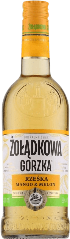8,95 € Envio grátis | Licores Zoladkowa Gorzka Polônia Garrafa Medium 50 cl Mango — Manga, Melón — Melão