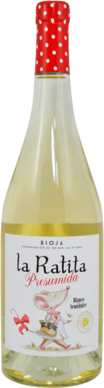 10,95 € Envío gratis | Vino blanco Gómez de Segura La Ratita Presumida Blanco Semi-Seco Semi-Dulce D.O.Ca. Rioja La Rioja España Botella 75 cl
