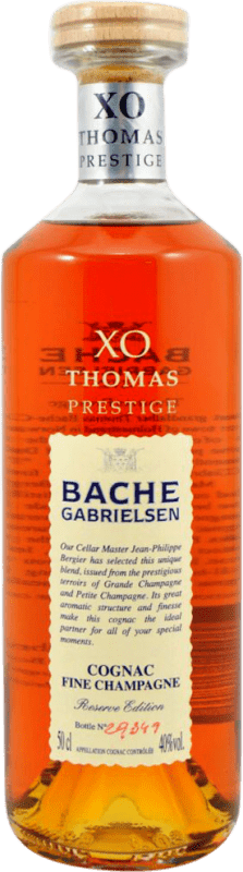 49,95 € Spedizione Gratuita | Cognac Bache Gabrielsen Thomas Prestige XO Extra Old — Extra Vecchio Francia Follec, Ugni, Colombard Bottiglia Medium 50 cl