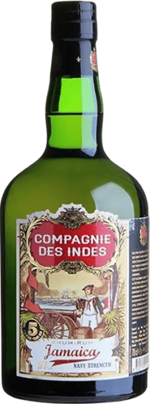 41,95 € Spedizione Gratuita | Rum Compagnie des Indes Navy Strength — Grado da Botte Giamaica 70 cl