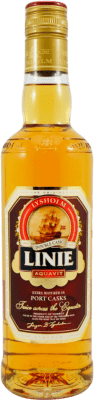 26,95 € Envio grátis | Aquavit Arcus Linie Port Cask Finish — Afinado em Barrica, Double Cask — Dupla Barrica Noruega Garrafa Medium 50 cl