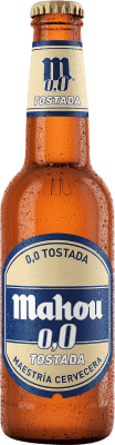 23,95 € 送料無料 | 24個入りボックス ビール Mahou Tostada — トーステッド スペイン 小瓶 25 cl 0.0 ゼロゼロ アルコールなし