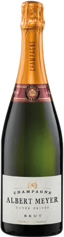 35,95 € Free Shipping | White Sparkling Wine Albert Meyer Brut A.O.C. Champagne Champagne France Pinot Noir, Chardonnay, Pinot Meunier Bottle 75 cl