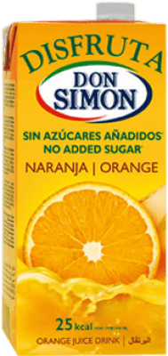 4,95 € Spedizione Gratuita | Bibite e Mixer Don Simón Disfruta Zumo Naranja Tetrabrick Spagna Bottiglia 1 L