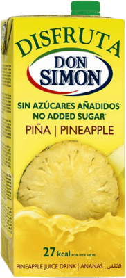 4,95 € 免费送货 | 果汁 Don Simón Disfruta 西班牙 利乐包装 — Tetra Brick 1 L Piña — 菠萝