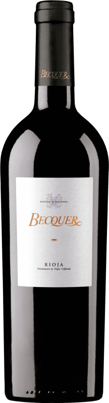 14,95 € Envío gratis | Vino tinto Bodegas Escudero Becquer Autor D.O.Ca. Rioja La Rioja España Tempranillo, Garnacha Botella Magnum 1,5 L