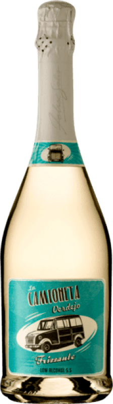 7,95 € Envío gratis | Espumoso Blanco Pagos del Rey La Camioneta Frizzante — Espumoso de Aguja España Verdejo Botella 75 cl