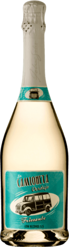 7,95 € 免费送货 | 白酒 Pagos del Rey La Camioneta Frizzante 西班牙 Verdejo 瓶子 75 cl