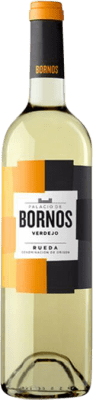 4,95 € Envío gratis | Vino blanco Palacio de Bornos España Verdejo Media Botella 37 cl