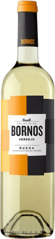 5,95 € Envio grátis | Vinho Branco Palacio de Bornos Espanha Verdejo Meia Garrafa 37 cl