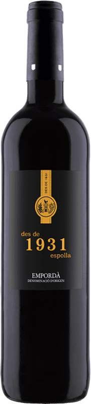 5,95 € 免费送货 | 红酒 Celler d'Espollá 1931 Negre 西班牙 瓶子 75 cl