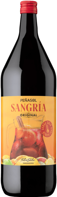 47,95 € Free Shipping | Sangria Wine Lemonade Félix Solís Soldepeñas Spain Special Bottle 2 L