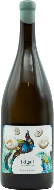 27,95 € Spedizione Gratuita | Vino bianco Gallina de Piel Ikigall Spagna Bottiglia Magnum 1,5 L