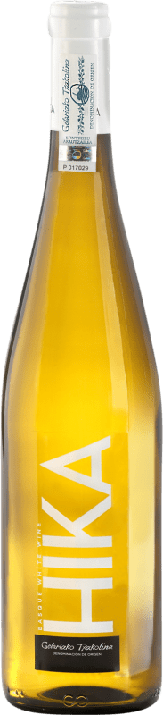 25,95 € Envío gratis | Vino blanco Hika Txakolindegia Txakolina España Botella Magnum 1,5 L