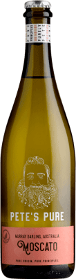 13,95 € Kostenloser Versand | Weißer Sekt Pete's Pure Australien Moscato — Muskateller 75 cl