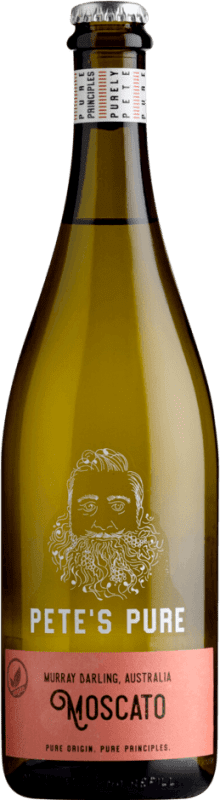 13,95 € Бесплатная доставка | Белое игристое вино Pete's Pure Австралия Moscato — Мускат 75 cl