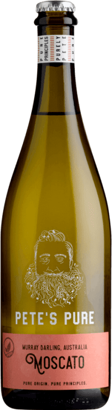 13,95 € Envio grátis | Espumante branco Pete's Pure Austrália Mascate Garrafa 75 cl