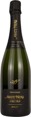 95,95 € Бесплатная доставка | Белое игристое вино Abate Nero Brut — брют D.O.C. Trento Италия Бутылка Магнум 1,5 L
