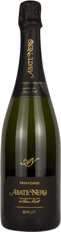 69,95 € Envio grátis | Espumante branco Abate Nero Brut D.O.C. Trento Itália Garrafa Magnum 1,5 L