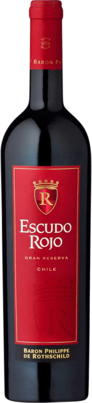 36,95 € Envio grátis | Vinho tinto Philippe de Rothschild Escudo Rojo Blend I.G. Valle Central Vale Central Chile Syrah, Cabernet Sauvignon, Cabernet Franc, Carmenère Garrafa Magnum 1,5 L