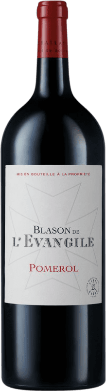 187,95 € Spedizione Gratuita | Vino rosso Château Lafite-Rothschild Blason de l'Evangile Secco A.O.C. Bordeaux bordò Francia Merlot, Cabernet Franc Bottiglia Magnum 1,5 L