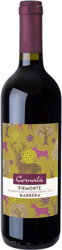 6,95 € Envio grátis | Vinho tinto Bennati Cornalé Seco D.O.C. Barbera d'Alba Vêneto Itália Barbera Garrafa 75 cl