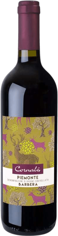 4,95 € Spedizione Gratuita | Vino Rosso Bennati Cornalé Seco — Secco D.O.C. Barbera d'Alba Veneto Italia Barbera Bottiglia 75 cl