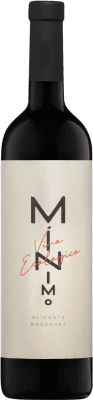 17,95 € Envio grátis | Vinho tinto Antonio Arráez Mínimo Ecológico Seco D.O. Alicante Espanha Alicante Bouschet Garrafa 75 cl