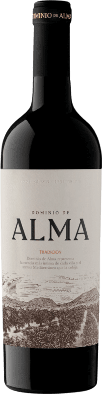 8,95 € Envío gratis | Vino tinto Luzón Dominio de Alma Tradición Monastrell Syrah Seco D.O. Jumilla España Syrah, Monastrell Botella 75 cl