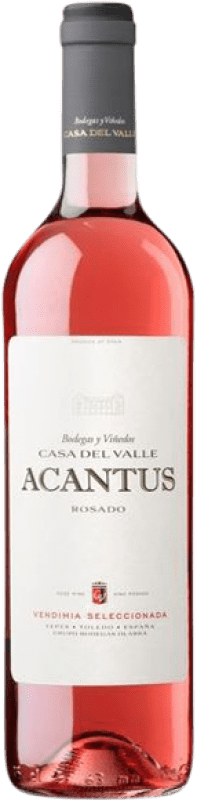 5,95 € Envío gratis | Vino rosado Olarra Acantus Rosado Chile Merlot Botella 75 cl