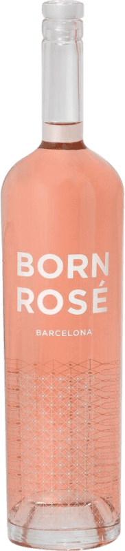 28,95 € Envio grátis | Vinho Rosé Born BCN Rosé D.O. Catalunya Catalunha Espanha Tempranillo, Garnacha — Grenache Garrafa Magnum 1,5 L