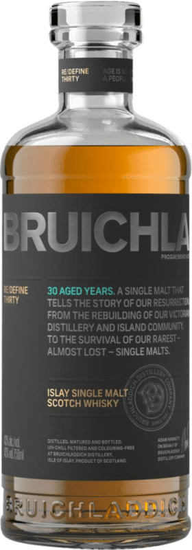 2 421,95 € Spedizione Gratuita | Whisky Single Malt Bruichladdich Regno Unito 30 Anni 70 cl