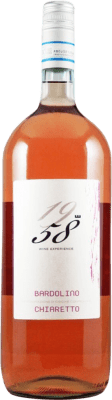 15,95 € Envoi gratuit | Vin rose Castelnuove del Garda 1958 Wine Experience Bardolino Chiaretto Sec Vénétie Italie Corvina, Rondinella Bouteille Magnum 1,5 L