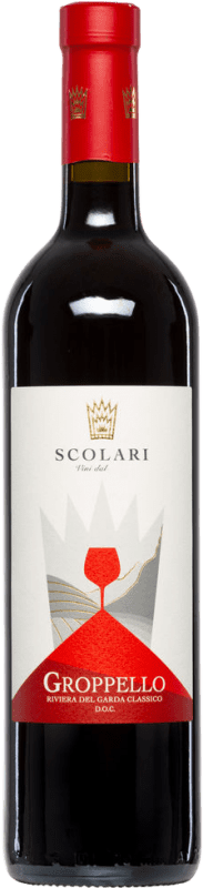 13,95 € Spedizione Gratuita | Vino rosso Cantine Scolari Visual Tinto Secco D.O.C. Chiaretto Riviera del Garda Classico Veneto Italia Groppello Bottiglia 75 cl