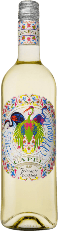 8,95 € 送料無料 | 白のスパークリングワイン Capel Frizzante — 微発泡 チリ Moscato — モスカート 75 cl