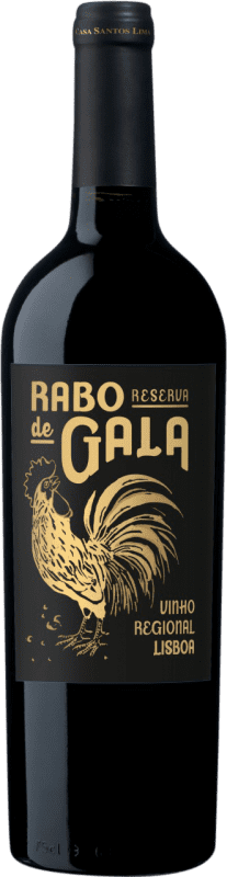 10,95 € 送料無料 | 赤ワイン Santos Lima Rabo de Gala ドライ 予約 I.G. Vinho Regional de Lisboa Lisboa ポルトガル Sousón, Touriga Nacional, Tinta Roriz, Alicante Bouschet ボトル 75 cl