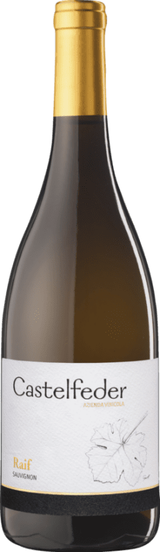 22,95 € 免费送货 | 白酒 Castelfeder Raif 干 D.O.C. Trentino 特伦蒂诺 意大利 Sauvignon White 瓶子 75 cl