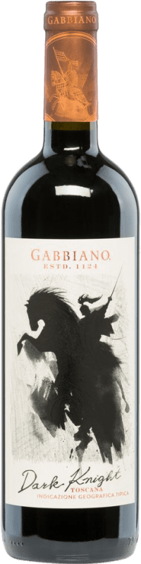 19,95 € Envio grátis | Vinho tinto Castello di Gabbiano Dark Knight Seco I.G.T. Toscana Tuscany Itália Merlot, Cabernet Sauvignon, Sangiovese Garrafa 75 cl