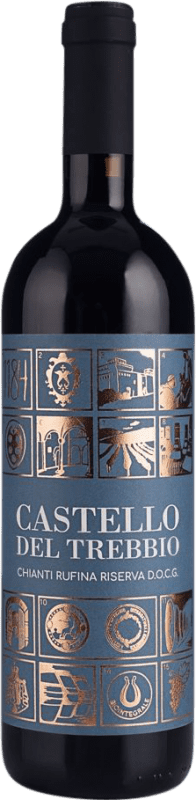 33,95 € Kostenloser Versand | Rotwein Castello del Trebbio Rufina Reserve D.O.C.G. Chianti Toskana Italien Flasche 75 cl