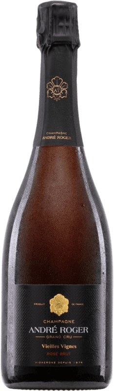 83,95 € Envio grátis | Espumante rosé André Roger Vieilles Vignes Grand Cru Rosé Brut A.O.C. Champagne Champagne França Pinot Preto Garrafa 75 cl