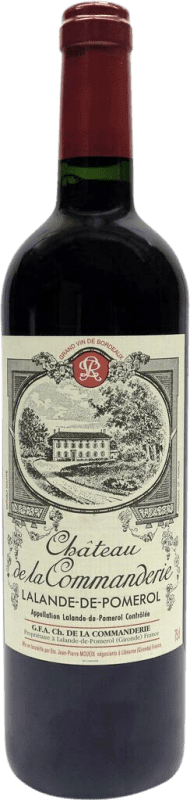 29,95 € Spedizione Gratuita | Vino rosso Château La Commanderie Secco A.O.C. Lalande-de-Pomerol bordò Francia Merlot, Cabernet Sauvignon, Cabernet Franc Bottiglia 75 cl