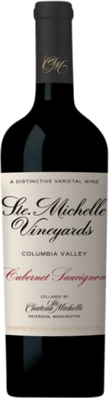 11,95 € Envio grátis | Vinho tinto Château Ste. Michelle Retro I.G. Columbia Valley Washington Estados Unidos Cabernet Sauvignon Garrafa 75 cl