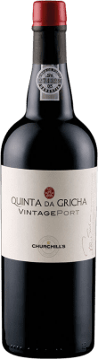 107,95 € Envio grátis | Vinho doce Churchill's Quinta da Gricha Vintage I.G. Porto Douro Portugal Touriga Franca, Tinta Roriz, Tinta Barroca, Tinta Francisca Garrafa 75 cl