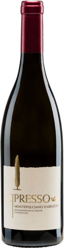 10,95 € Envío gratis | Vino tinto Cipresso Seco D.O.C. Montepulciano d'Abruzzo Abruzzo Italia Montepulciano Botella 75 cl