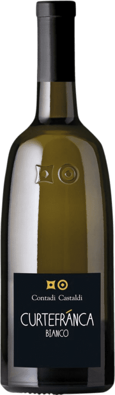 13,95 € 免费送货 | 白葡萄酒 Contadi Castaldi D.O.C. Curtefranca 伦巴第 意大利 Chardonnay — 莎当妮 75 cl